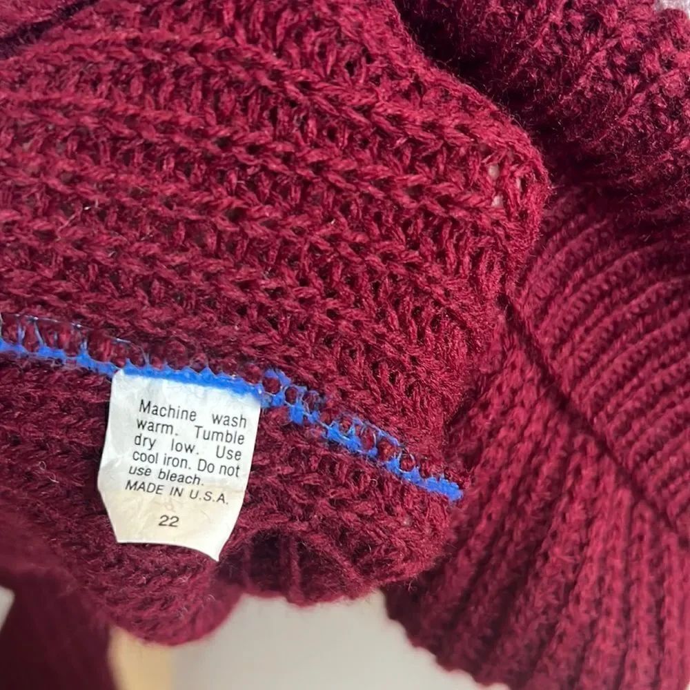 Men’s L Vintage Made in the USA Scandia Ski Sweater - Picture 13 of 13